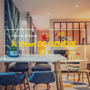 Appartamento Le Chatelet- Parking Gratuit - Cosy Et Design - à 10 Mn De Geneve